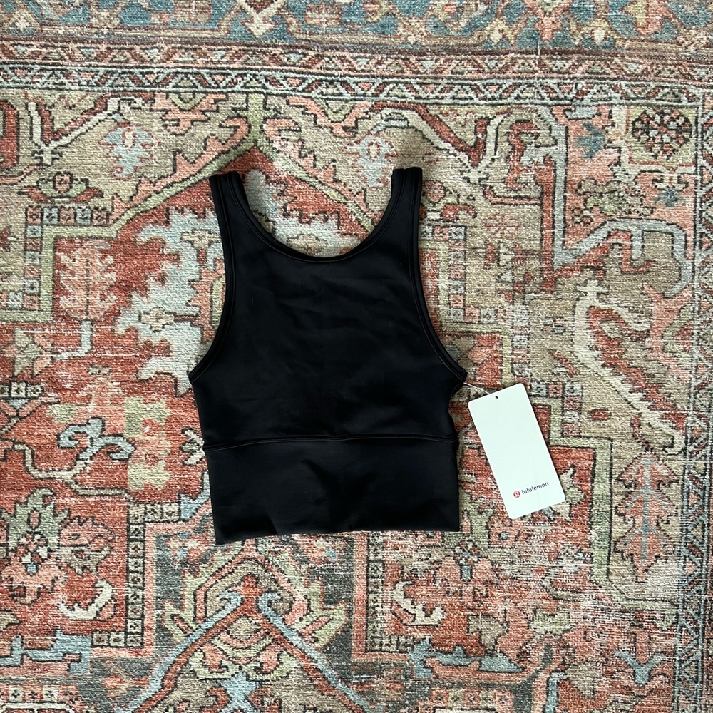 Lululemon Power Pivot Black Tank Everlux